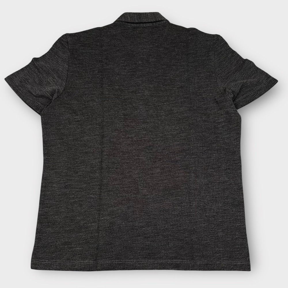 UNTUCKit Madiran Polo Shirt Men's Medium Charcoal Short Sleeve Cotton Blend - Picture 4 of 7